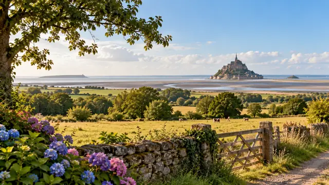 The area: Mont-Saint-Michel