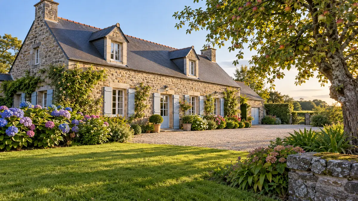 Front of the longère